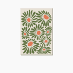 北欧インテリア ポスター グリーンデイジー 北欧風デザイン