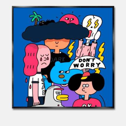 メッセージアート ポスター ドント・ウォーリー