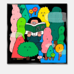 キャラクターアート ポスター しがつのもり MomokoArt