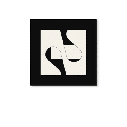 北欧風シンプル ポスター モノトーンカーブアート モダンアート キャンバスポスター momokoart