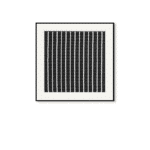 モノクロームグリッドアート 抽象デザイン ポスター