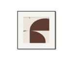 アースカーブデザイン 北欧風 抽象アート ポスター