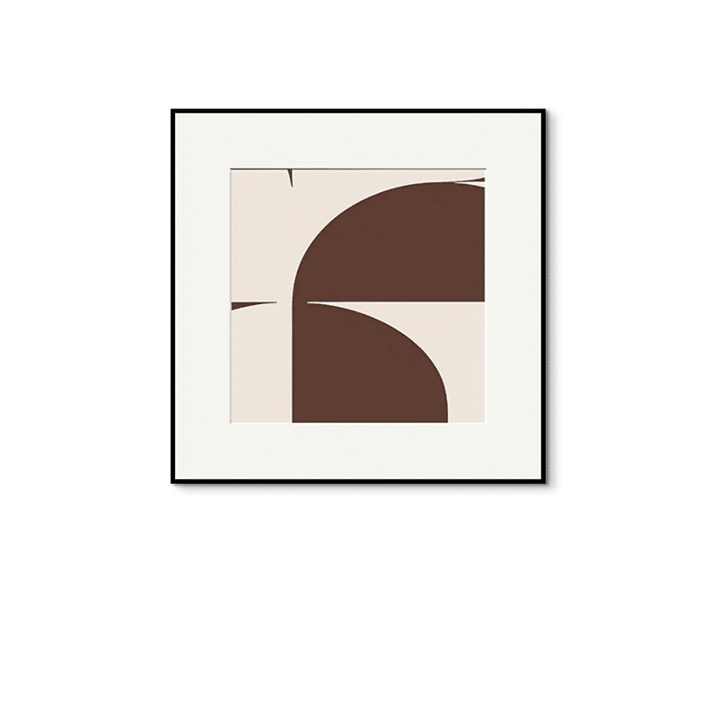 アースカーブデザイン 北欧風 抽象アート ポスター