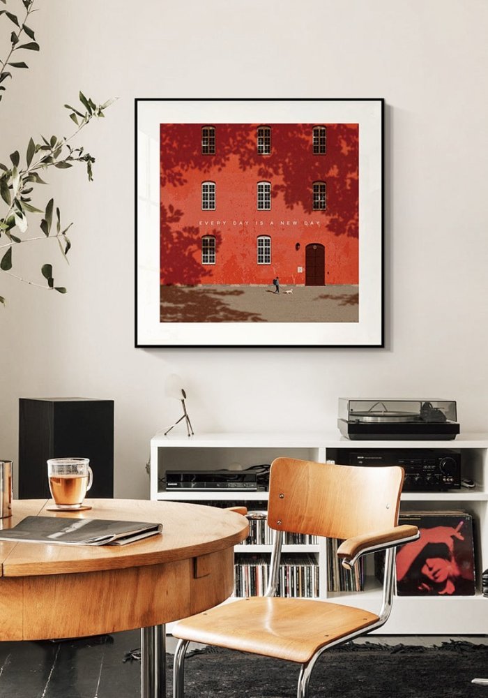 EVERY DAY IS A NEW DAY No.1 メッセージアート ポスター