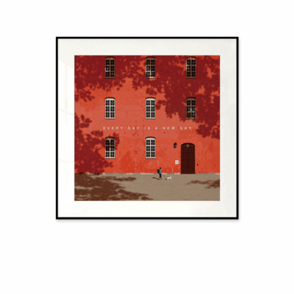 EVERY DAY IS A NEW DAY No.1 メッセージアート ポスター