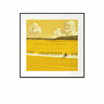 EVERY DAY IS A NEW DAY No.3 メッセージアート ポスター